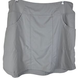 Patagonia Gray Front Pockets Athletic Golf Pickle Ball Skort Women L